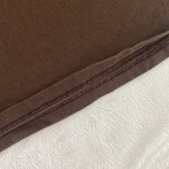 Brown muscle shirt / wide-shoulder tank top - Picture 4 of 16